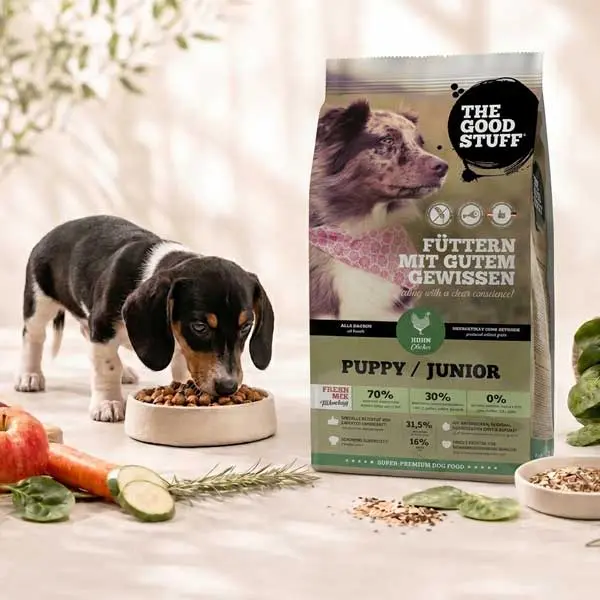 The Good Stuff Huhn Puppy Junior getreidefreies Trockenfutter für Welpen und Junghunde