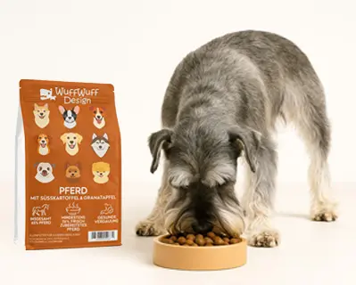 Pferd mit Süßkartoffel