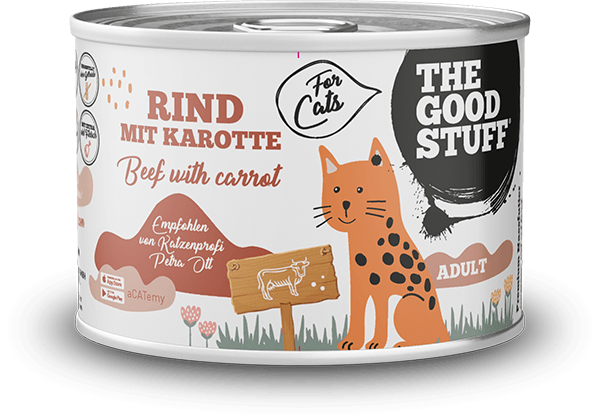 The Good Stuff Rind mit Karotte Katzen Nassfutter 