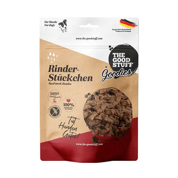 THE GOODSTUFF Rinder-Stückchen 150 g Hundeleckerlies