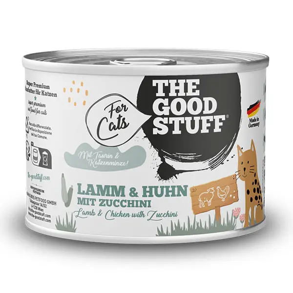 THE GOODSTUFF Lamm & Huhn mit Zucchini Dose 200 g Katzen-Nassfutter