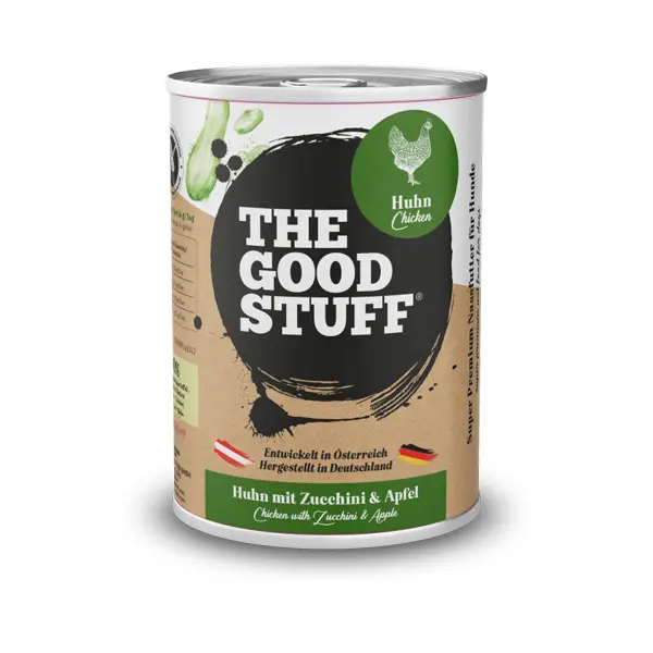THE GOODSTUFF Huhn mit Zucchini & Apfel – getreidefreies Nassfutter für Hunde