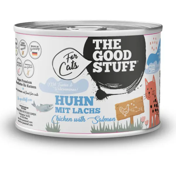 THE GOODSTUFF Huhn mit Lachs Dose 200 g Katzen-Nassfutter