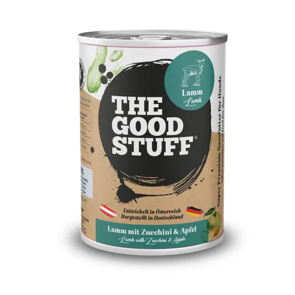 THE GOODSTUFF Lamm mit Zucchini & Apfel – getreidefreies Nassfutter für Hunde