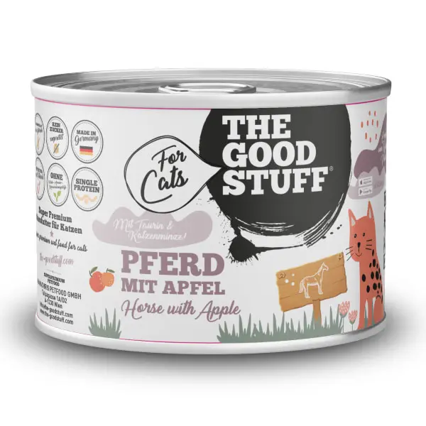 THE GOODSTUFF Pferd mit Apfel Dose 200 g Katzen-Nassfutter
