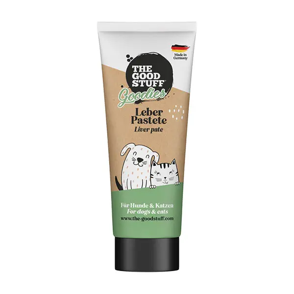 THE GOODSTUFF Leber Pastete Geflügel 75 g für Hunde und Katzen
