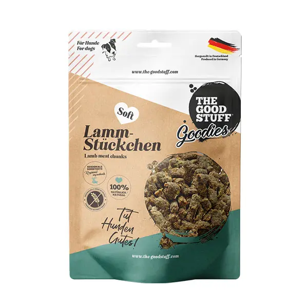 THE GOODSTUFF Lamm-Stückchen Soft 150 g Hundeleckerlies