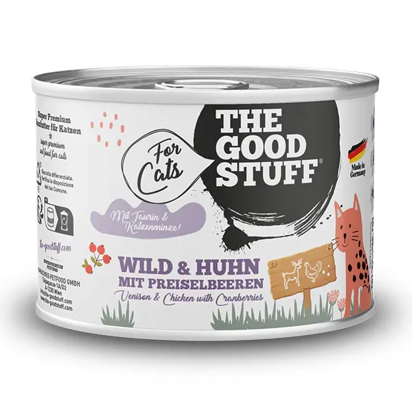 THE GOODSTUFF Wild & Huhn mit Preiselbeeren Dose 200 g Katzen-Nassfutter