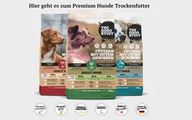 Premium Hundefutter The Good Stuff