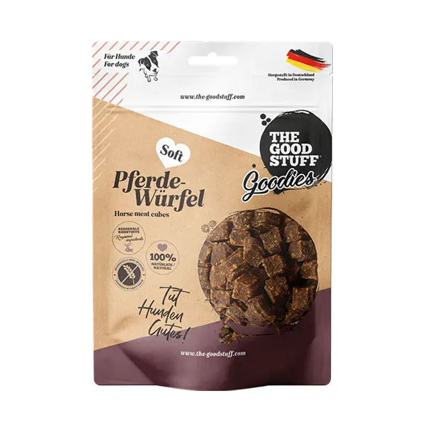 THE GOODSTUFF Pferde-Würfel Soft 150 g Hundeleckerlies