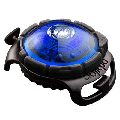 Orbiloc Dog Dual Sicherheitslicht Blau inklusive Befestigungsband