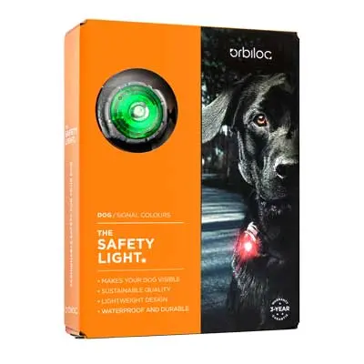 Orbiloc Dog Dual Sicherheitslicht Grün in Originalverpackung