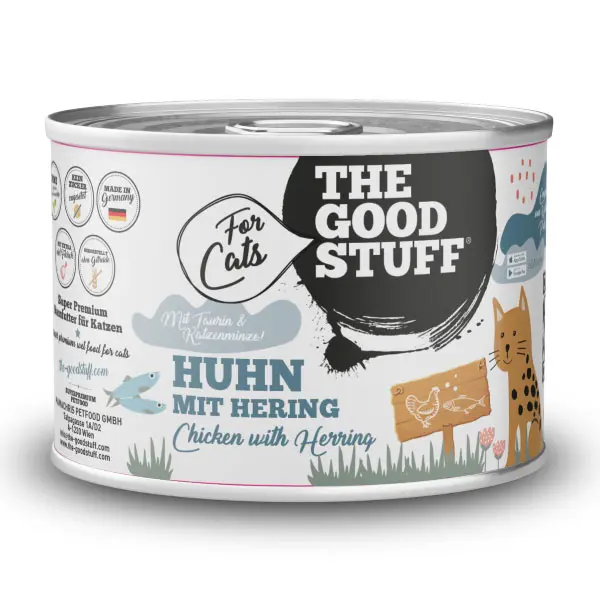 THE GOODSTUFF Huhn mit Hering Dose 200 g Katzen-Nassfutter