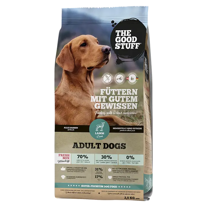 THE GOOD STUFF Adult Lamm 2,5 kg Sack