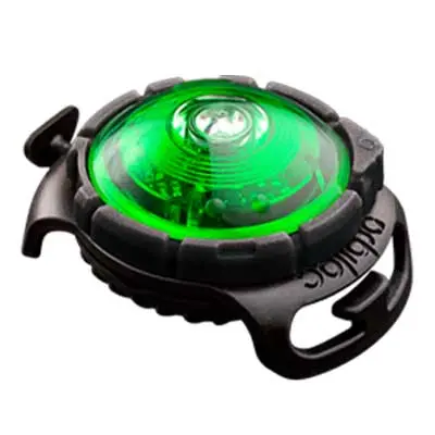 Orbiloc Dog Dual Sicherheitslicht in Grün – robustes LED-Hundelicht für maximale Sichtbarkeit
